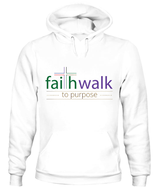 Faith Walk To Purpose Hoodie - Inspirational Christian Apparel for Women