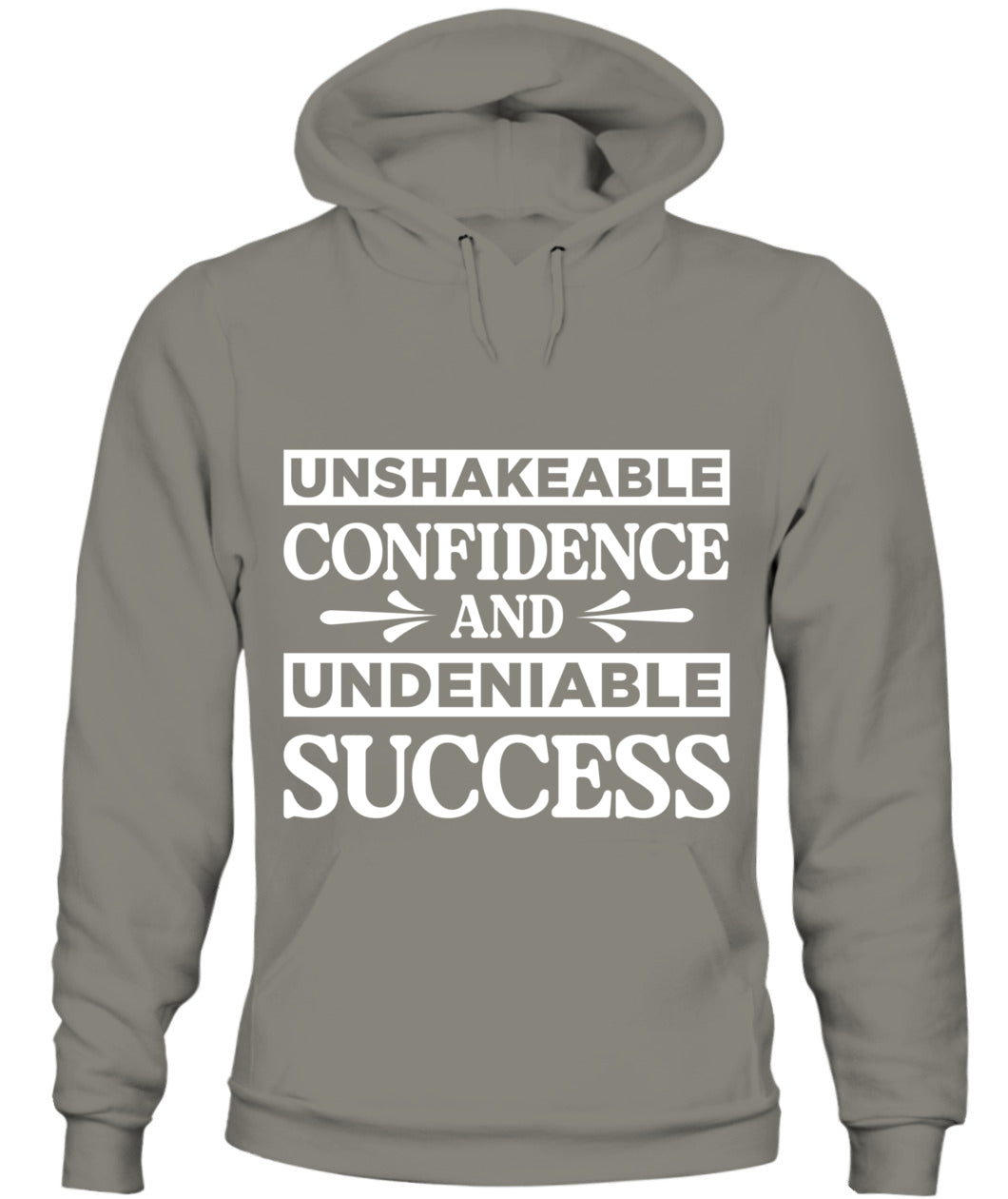 Unshakeable Confidence and Undeniable Success Hoodie - Bold Motivational Apparel for Women
