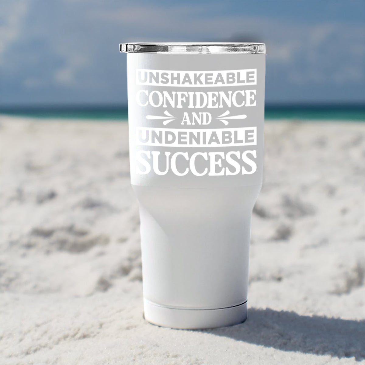 Unshakeable Confidence - Tumbler 30Oz - Half Print