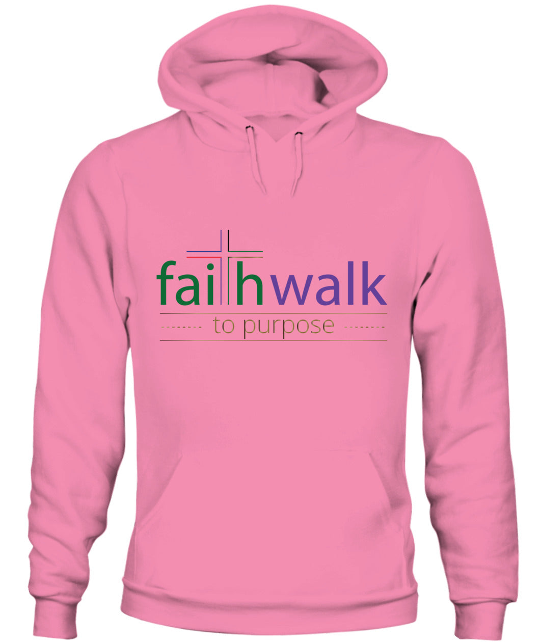 Faith Walk To Purpose Hoodie - Inspirational Christian Apparel for Women