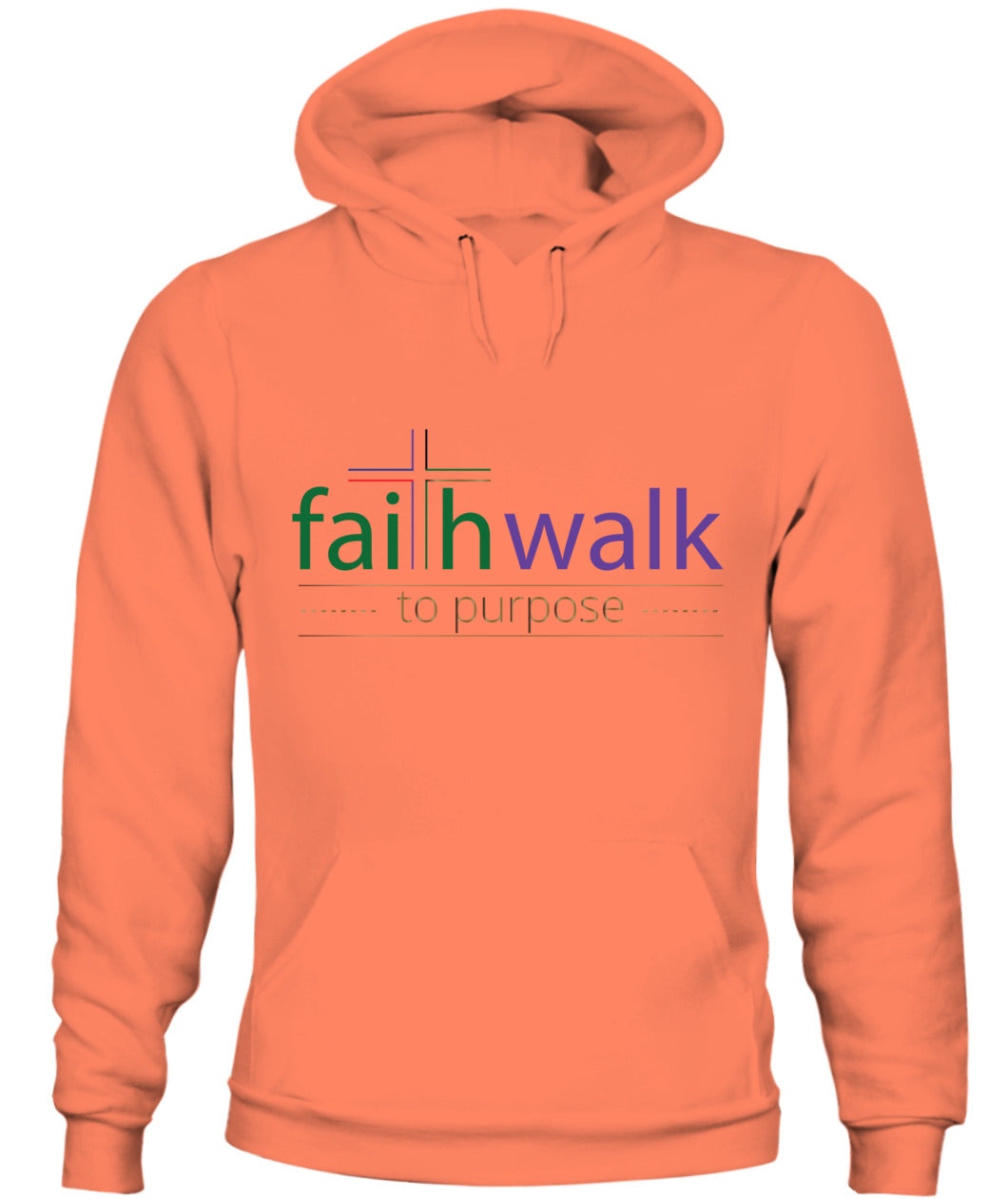 Faith Walk To Purpose Hoodie - Inspirational Christian Apparel for Women
